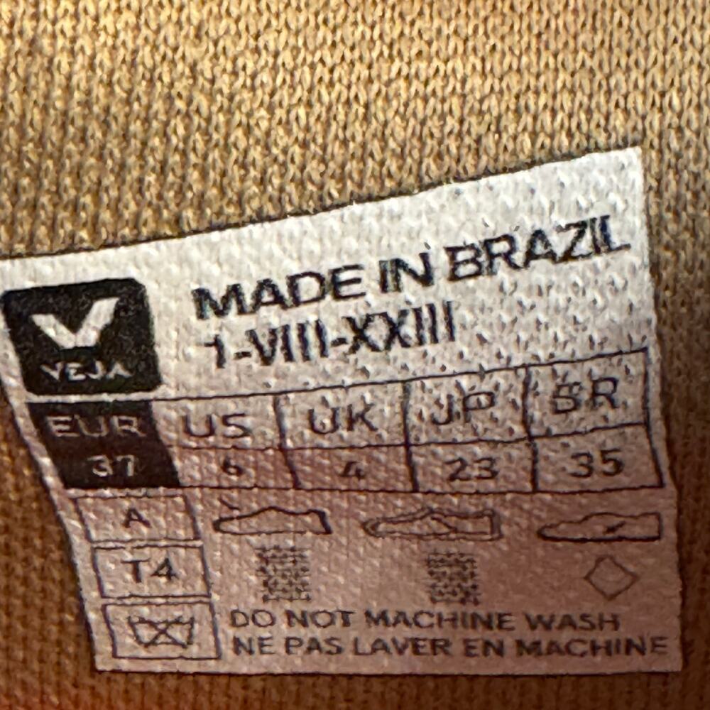 VEJA DEKKAN ALVEOMESH CONCRETE
PIERRE Gray Size 6 Women’s Made in Brazil - Picture 7 of 7